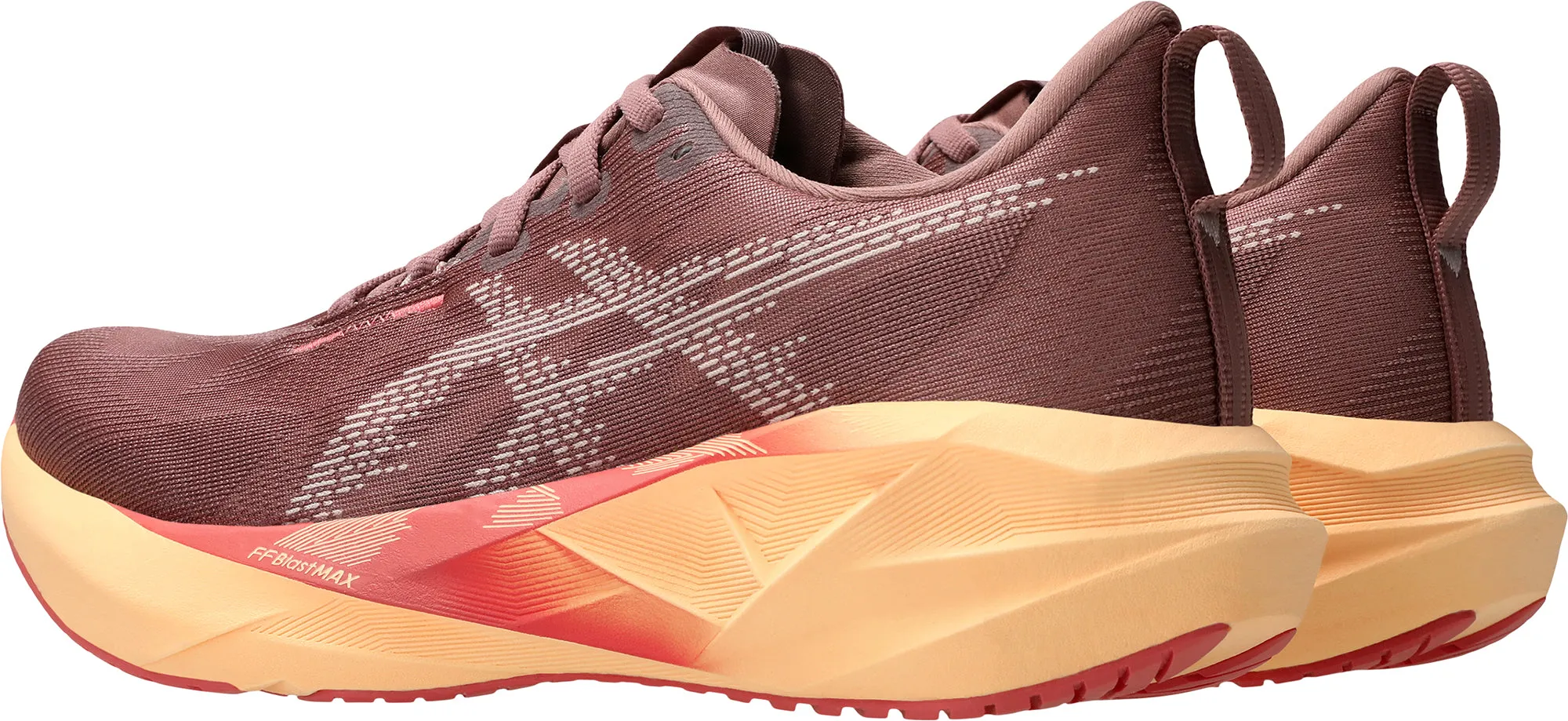 Asics NovaBlast 5 Womens Running Shoes - Red Thermoregulating Inner Layer