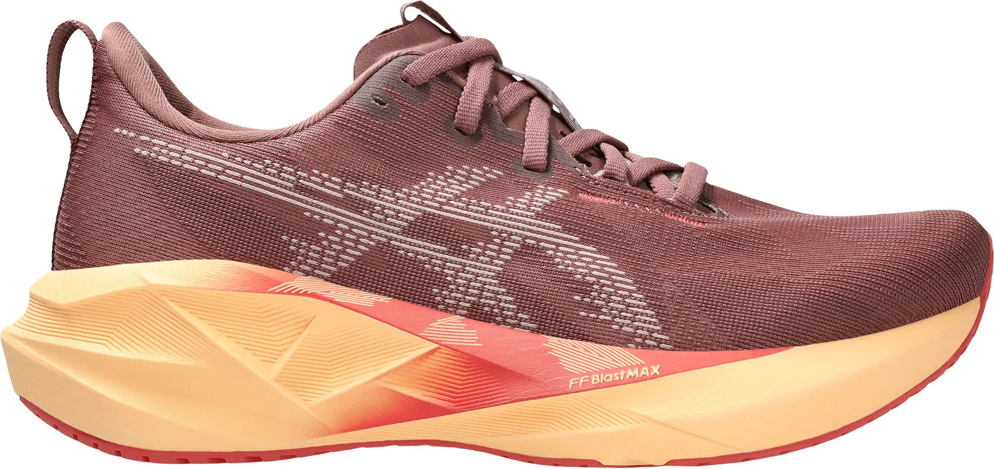 Thermoregulating Layers Dynamic Transition System Asics NovaBlast 5 Womens Running Shoes - Red
