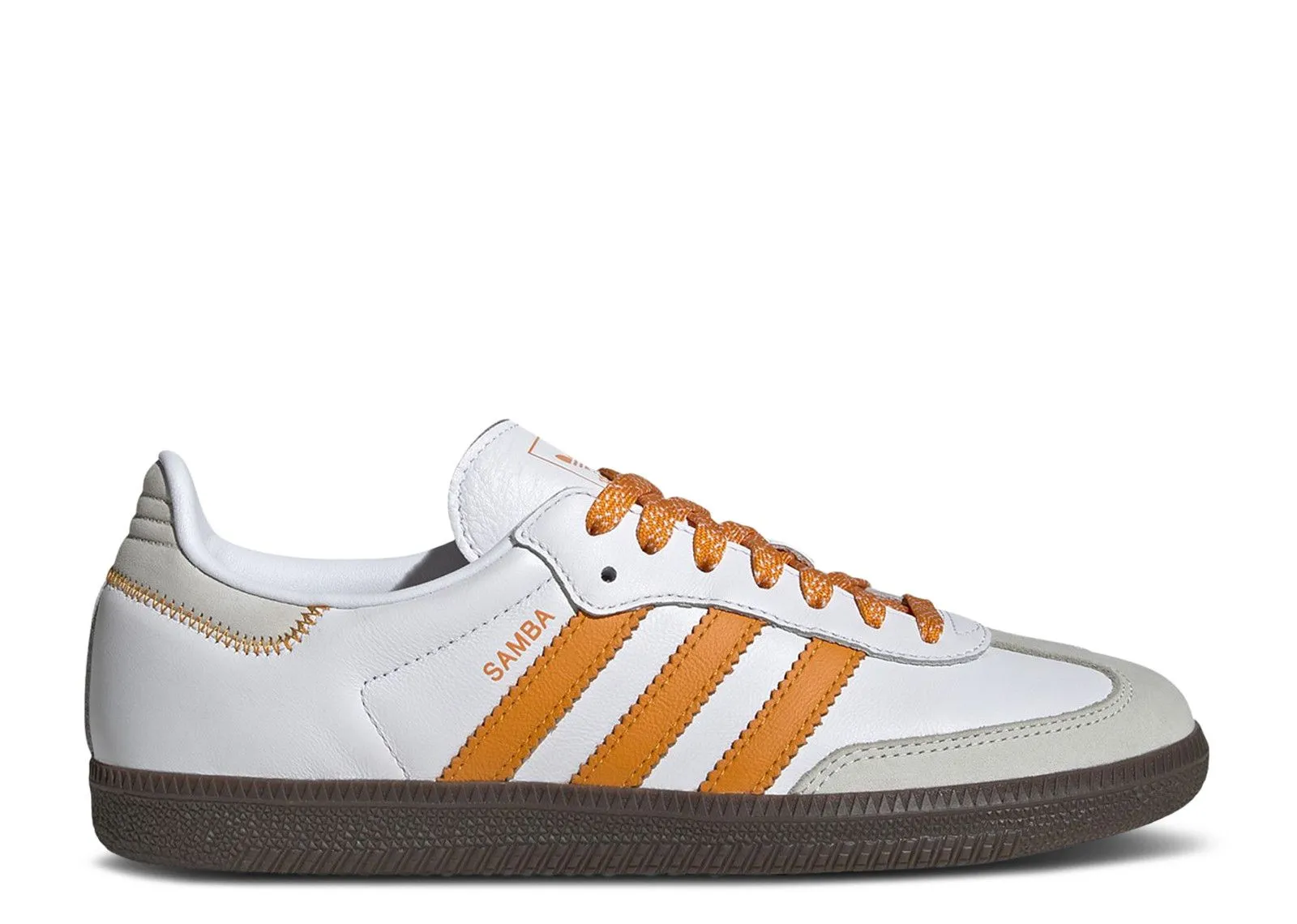 Vintage Cool Comfy Outing Adidas Samba OG Cloud White Orange