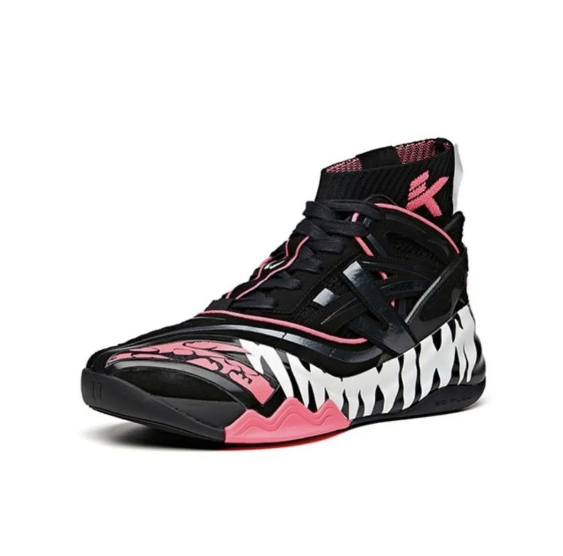 Marvel x Anta Klay Thompson Kt6 Venom Black/Pink Ground Contact Feel Neutral pronation