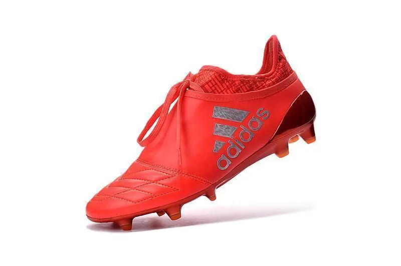 Adidas X 16  Purechaos FG Soccer Cleats Ground Red Silver Foot Ready