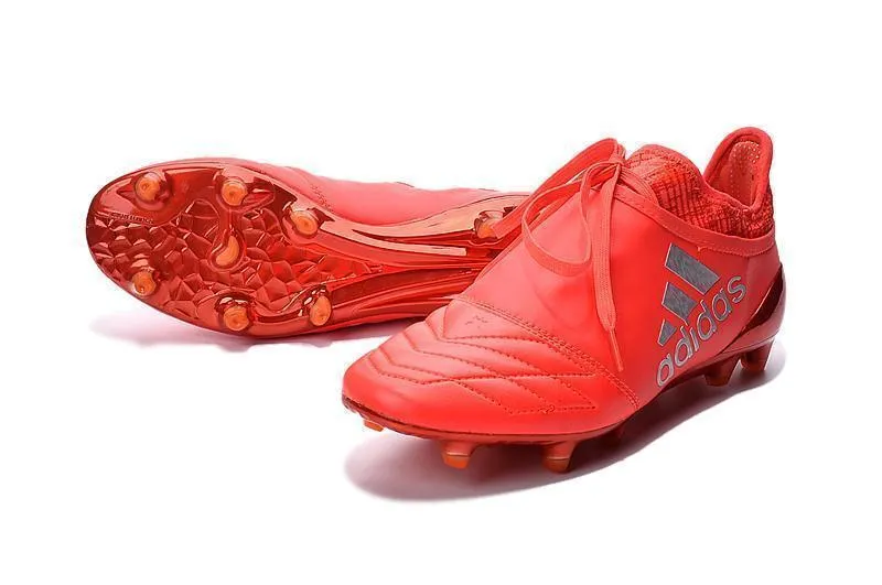 Multi Purpose Adidas X 16  Purechaos FG Soccer Cleats Ground Red Silver