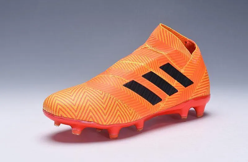 Dynamic flex New Adidas Nemeziz 18  FG Soccer Cleats Shoes Orange Black