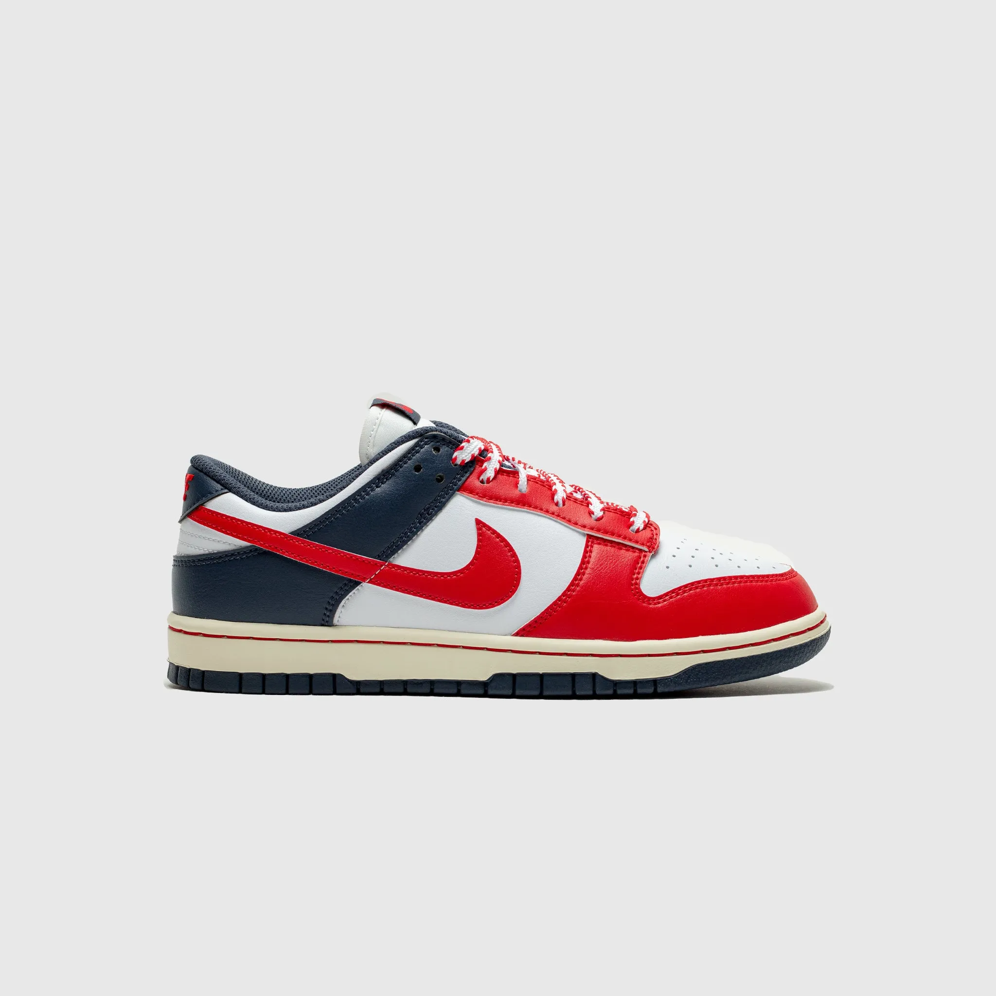 Lace Up Tension Control Satin Glow DUNK LOW RETRO "RED SOX"