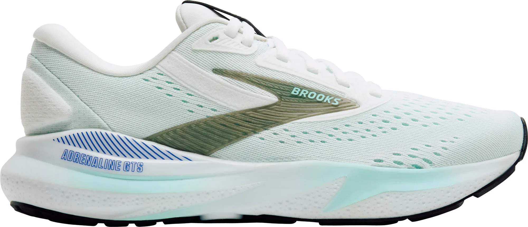 rhinestone - decorated running shoes Mobility Brooks Adrenaline GTS 24 Womens Running Shoes - White