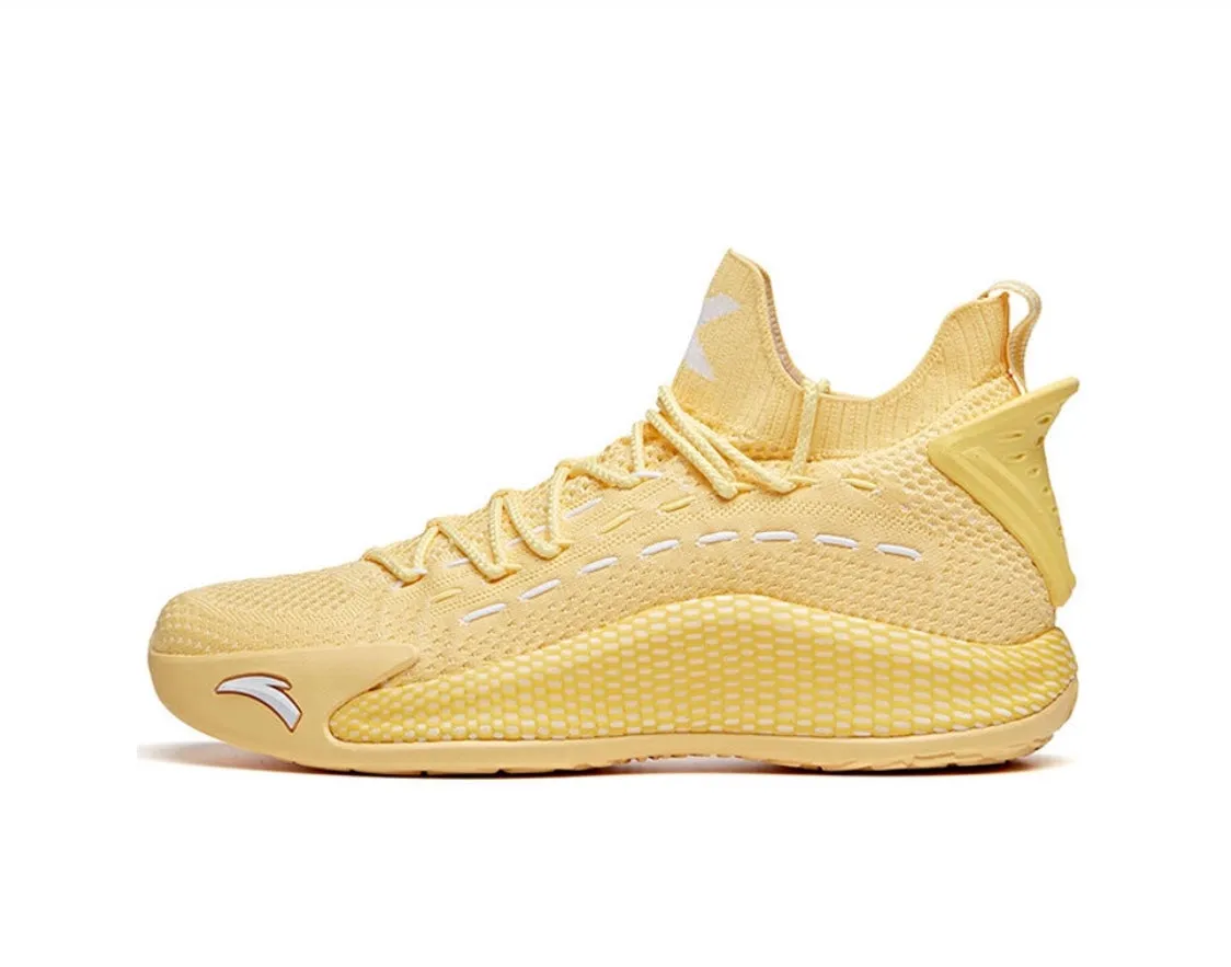 Anta Men's Klay Thompson Kt5 Low Yellow QuickDry Breathable mesh lining