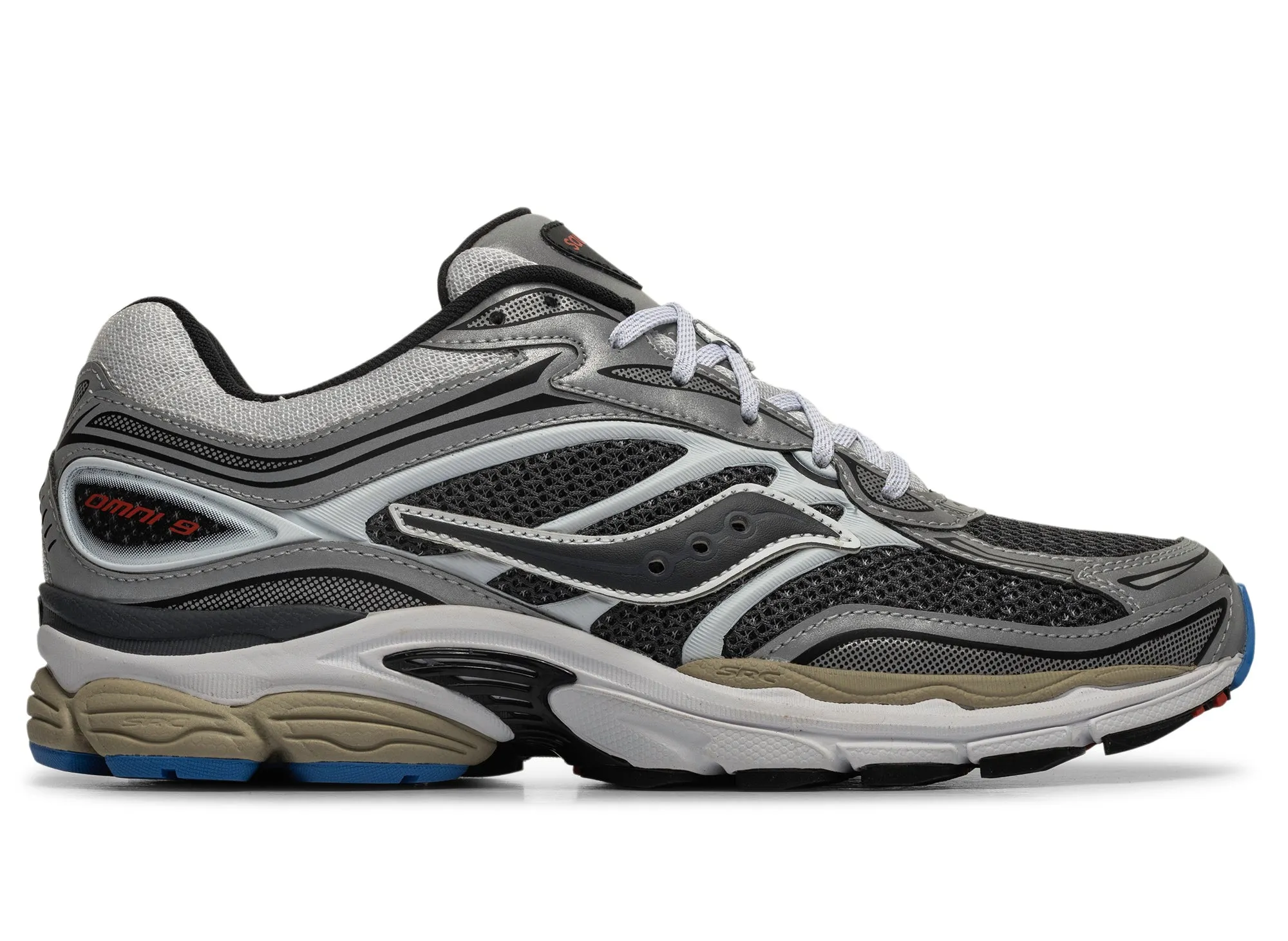 Saucony Progrid Omni 9 Metallic MultiDirectionalTread Pressure Zone Padding
