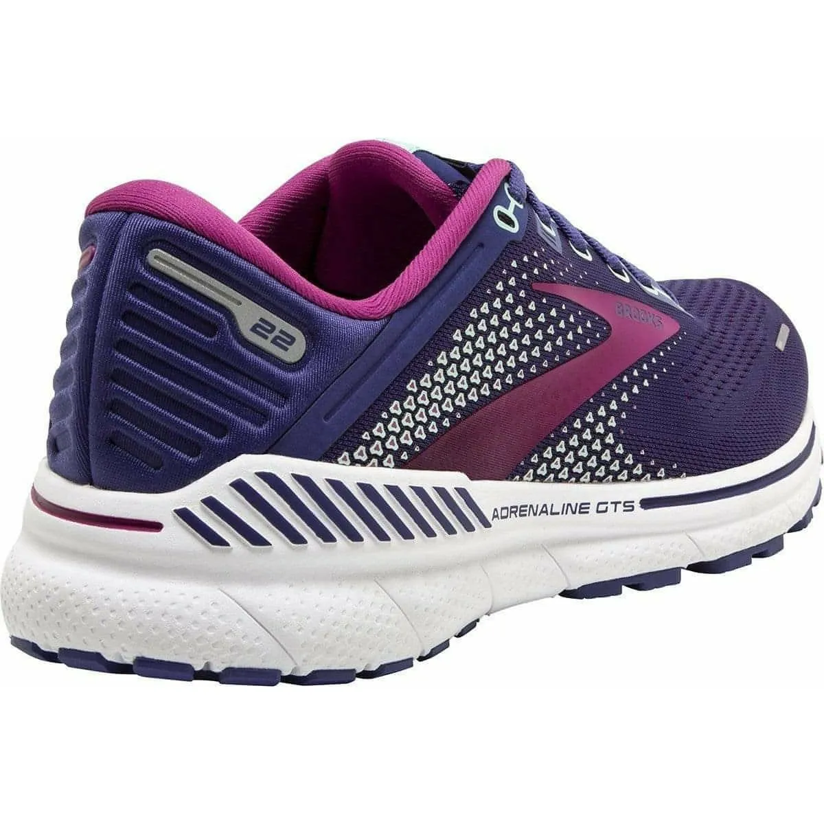 Brooks Adrenaline GTS 22 Womens Running Shoes - Purple Hyperelastic Polymer Insert