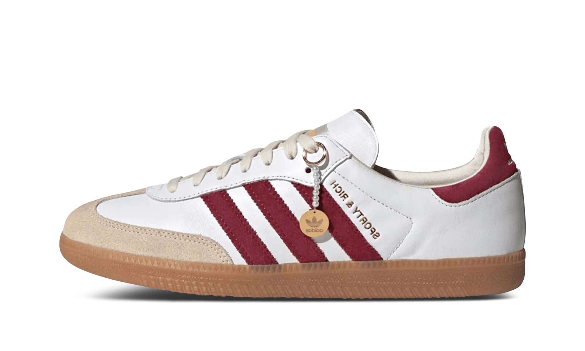 Subtle Look Samba OG "Sporty & Rich - White Core Burgundy"
