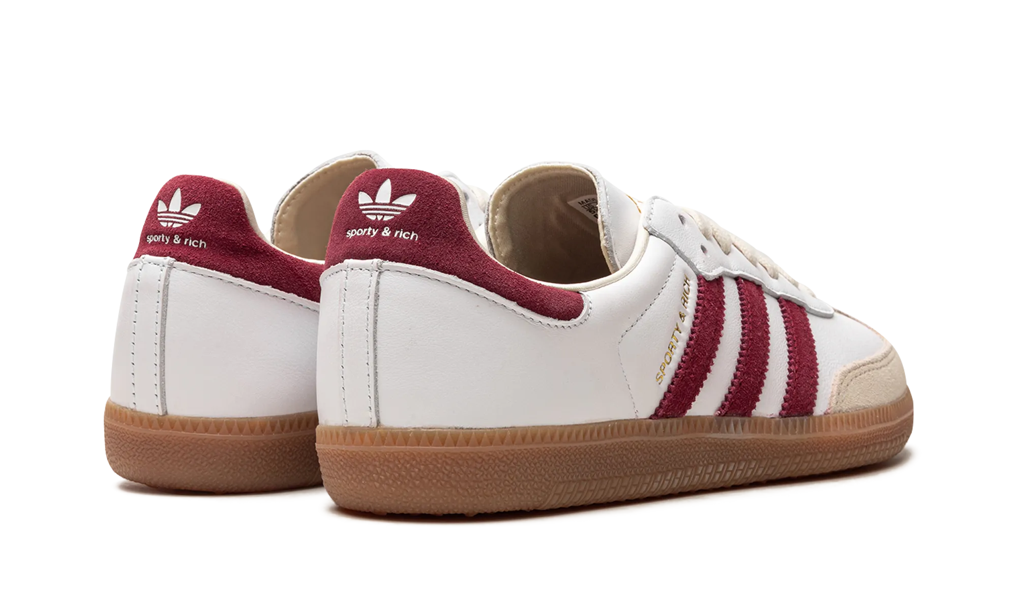 Samba OG "Sporty & Rich - White Core Burgundy" Office Casual Comfort Fit