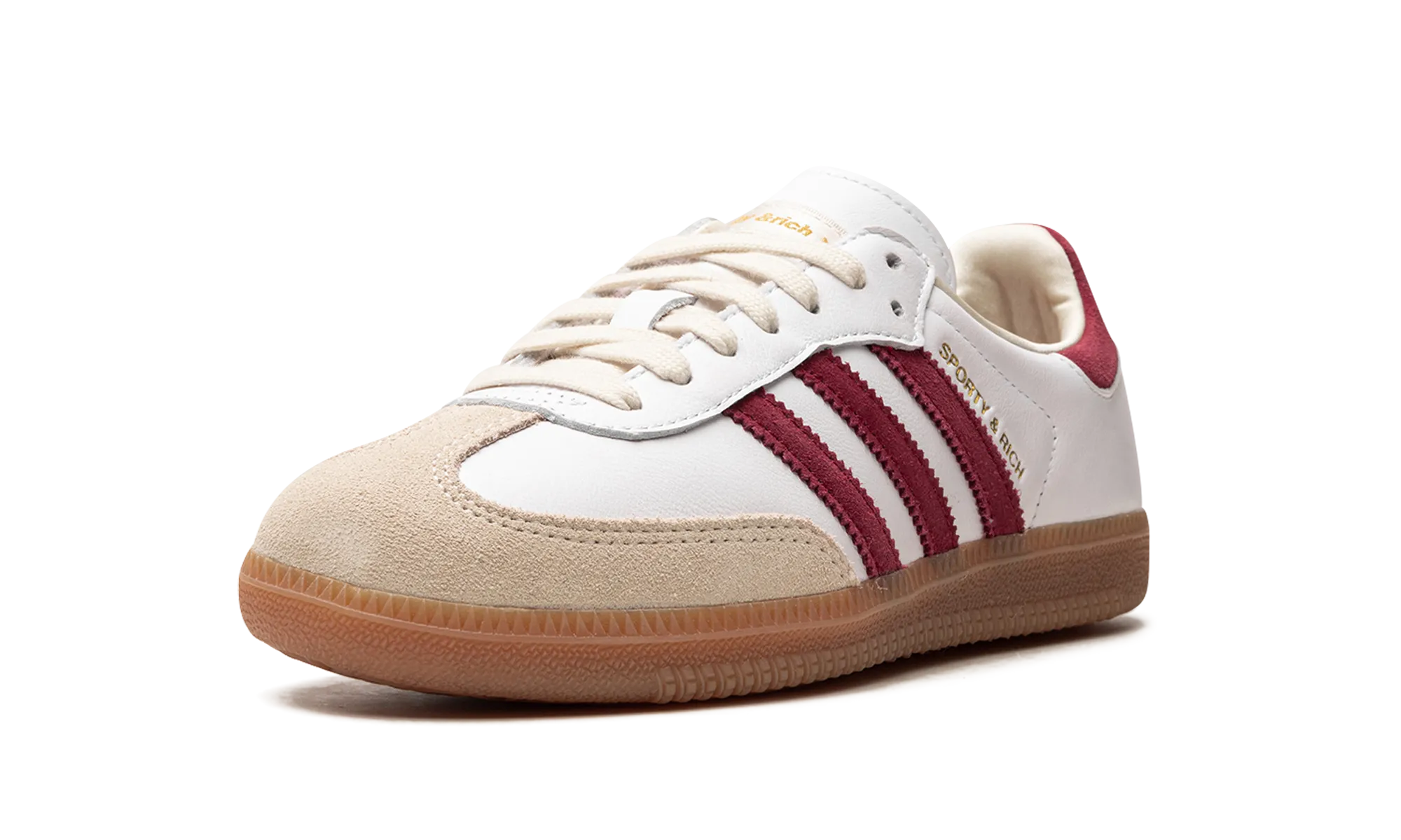 Samba OG "Sporty & Rich - White Core Burgundy" Breathable Perforations