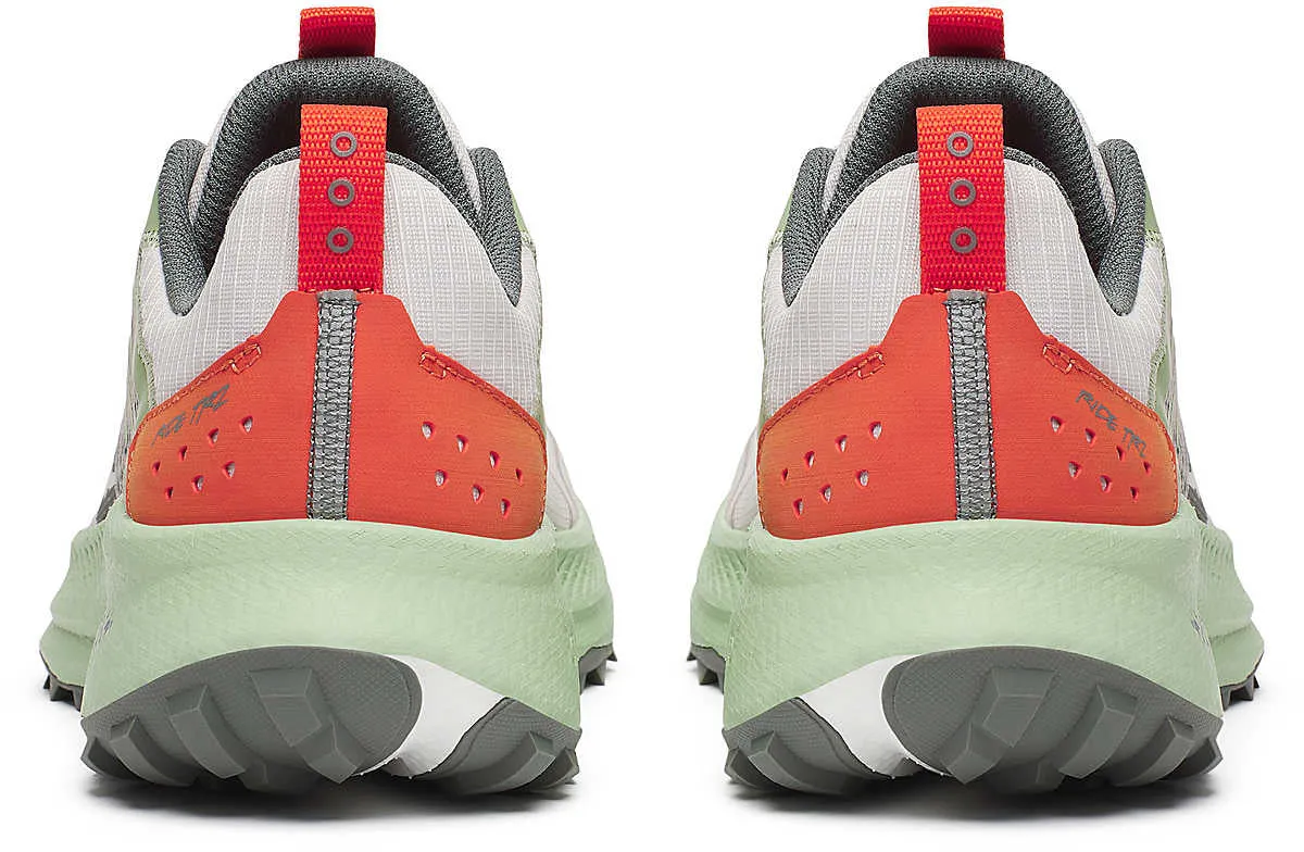 running in an estuary area shoes lace - trimmed - design shoes Saucony Ride TR2 Mens Running Shoes - Grey