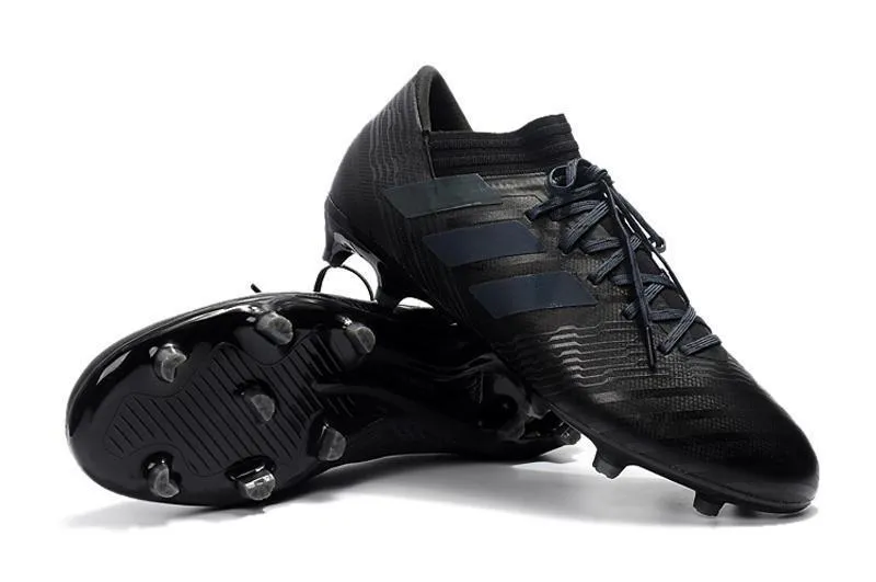 New Adidas Nemeziz Messi FG Soccer Cleats Shoes Black Ground Power
