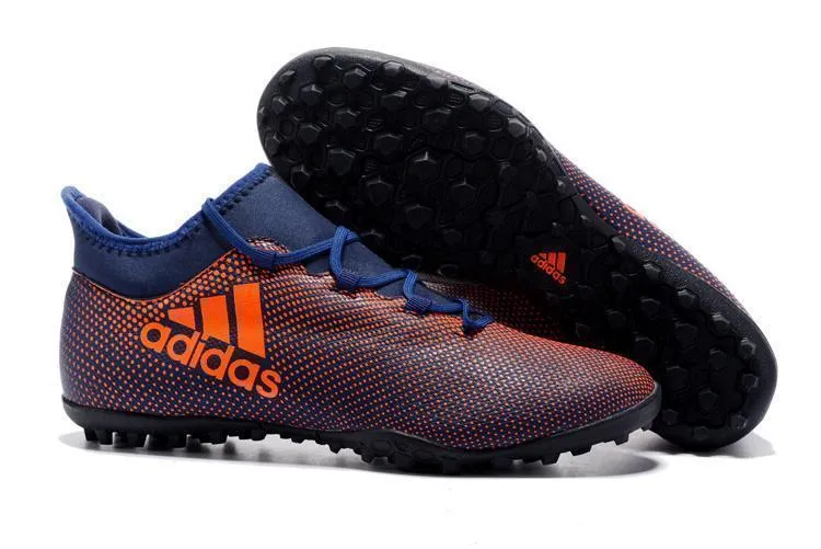 Adidas X Tango 17.3 Turf Soccer Cleats Purple Crimson Deep Blue Maximum Comfort