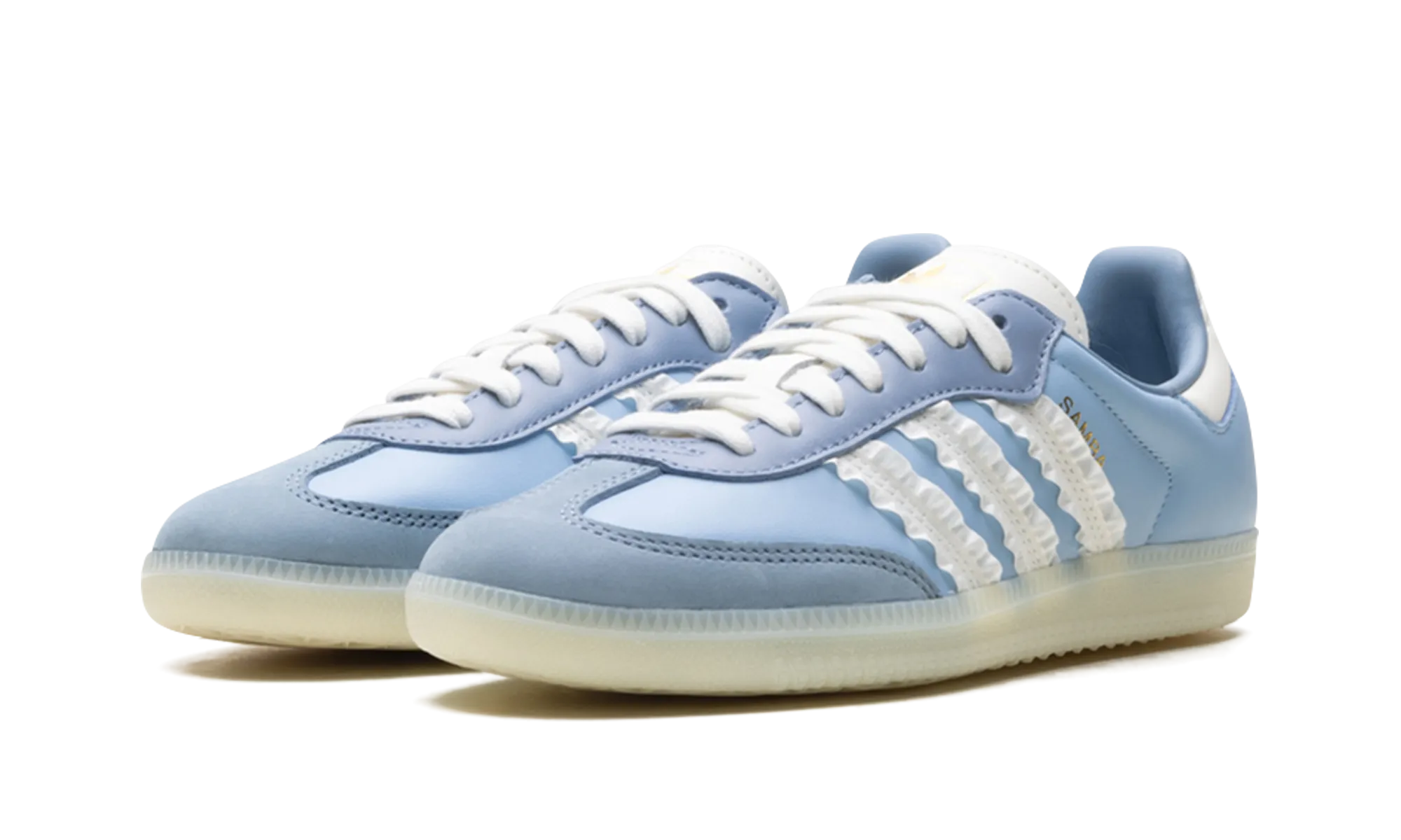 Samba WMNS "Ruffle Stripes - Clear Sky" Spin Hike Student wear