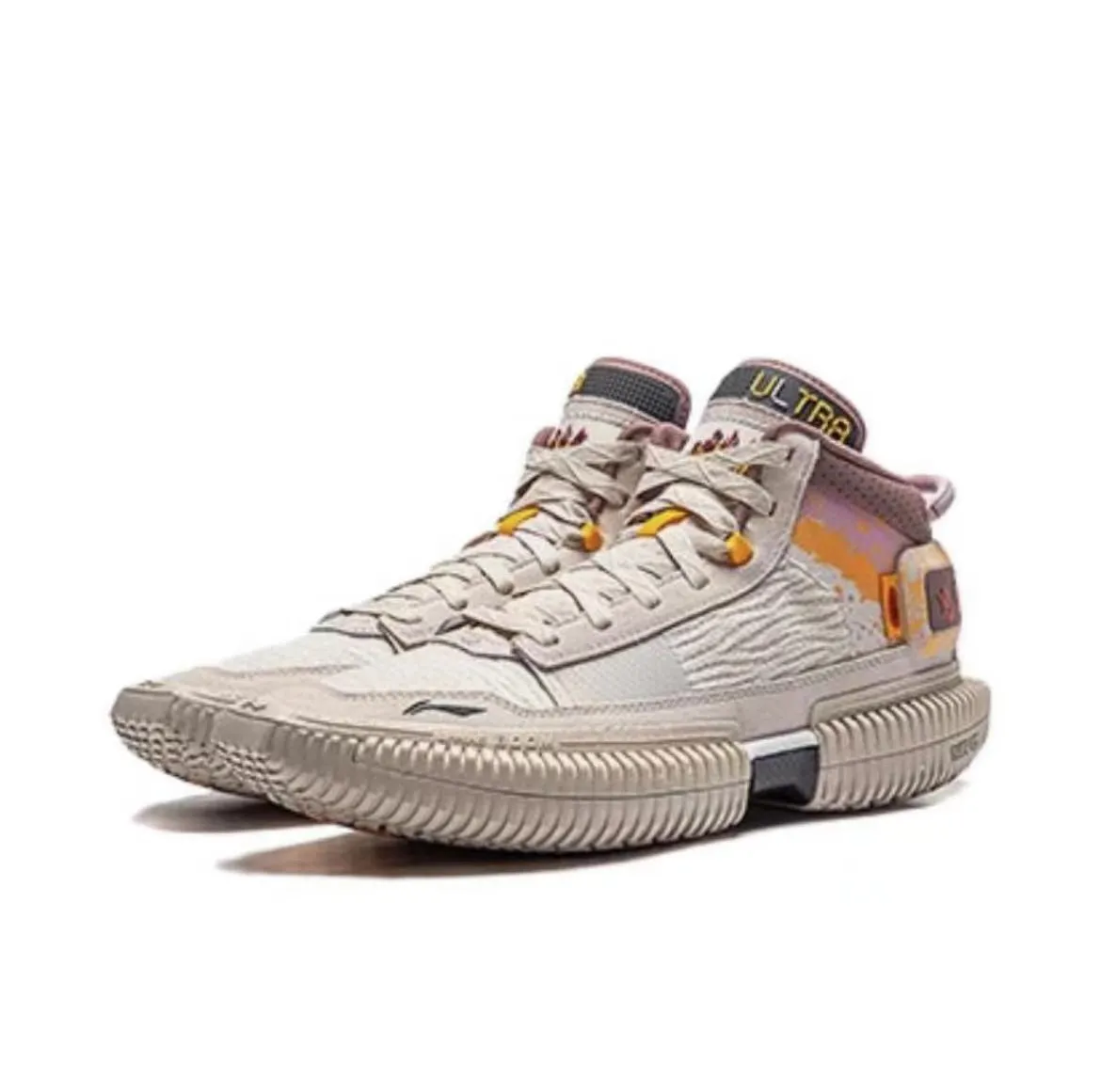 Shock Absorbing Midsole R.J. Hampton x Li-Ning Badfive 3 Ultra | Mister Cartoon - Milky White