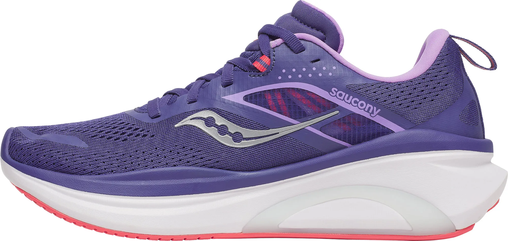 Neutral Stride Adaptor Saucony Omni 22 Womens Running Shoes - Purple