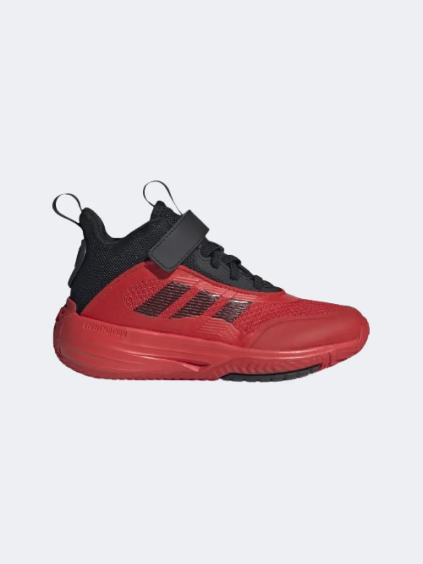 All Day Beach Walk Cosmic Glow Adidas Own The Game 3 Kids Basketball Shoes Black/Red