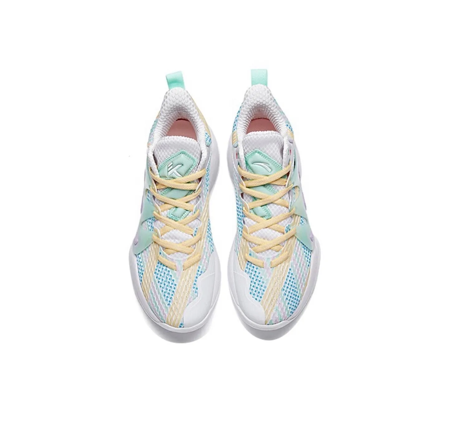 Anta KT "The Mountain 1.0" Low - White/Blue/Purple Supportive Fit Sport Lifestyle Fit