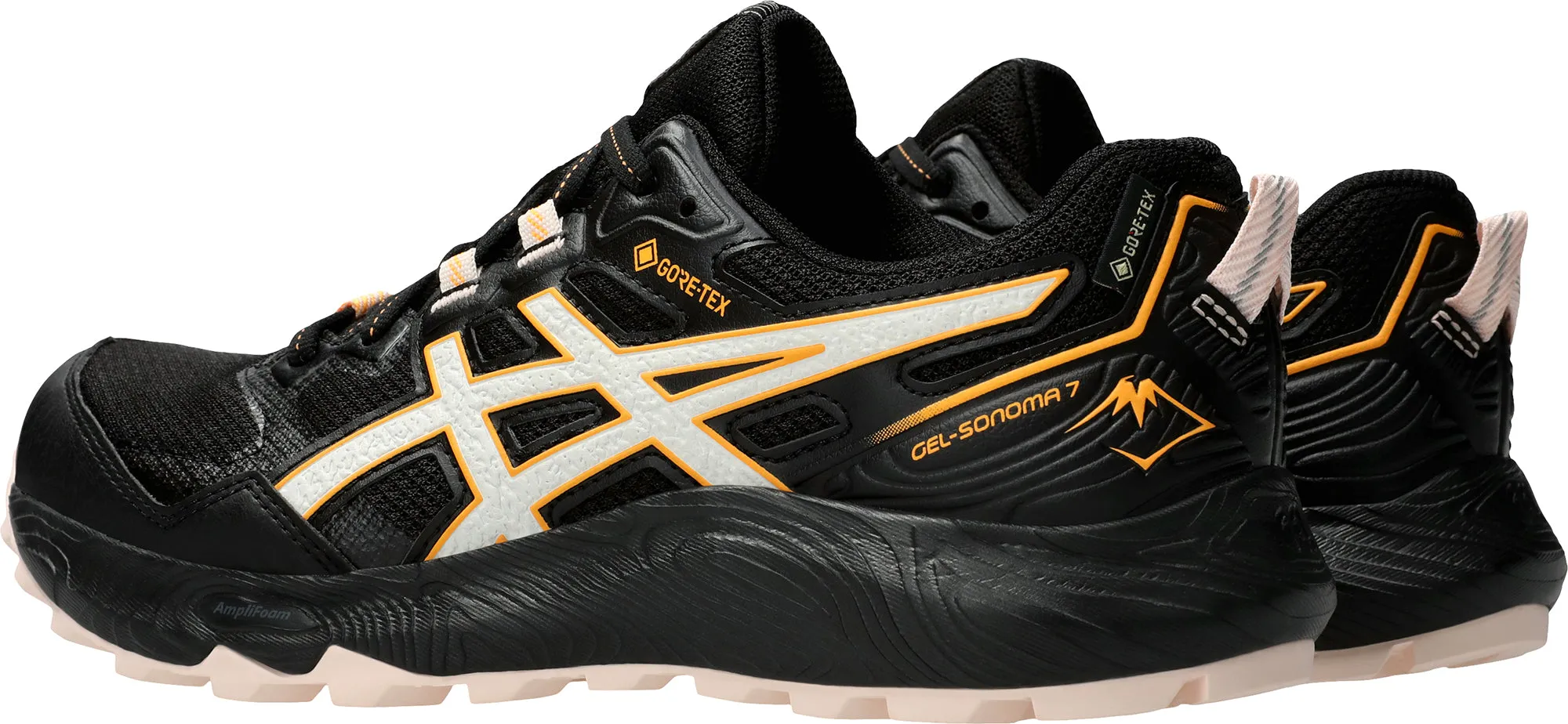 Propulsion Plate Technology Asics Gel Sonoma 7 GORE-TEX Womens Running Shoes - Black