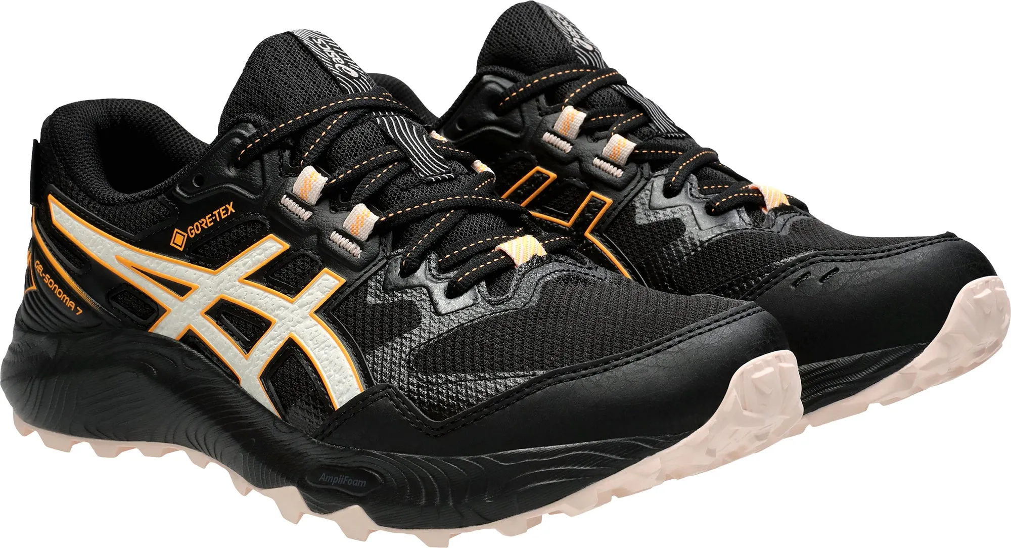 Airflow Channeling Asics Gel Sonoma 7 GORE-TEX Womens Running Shoes - Black