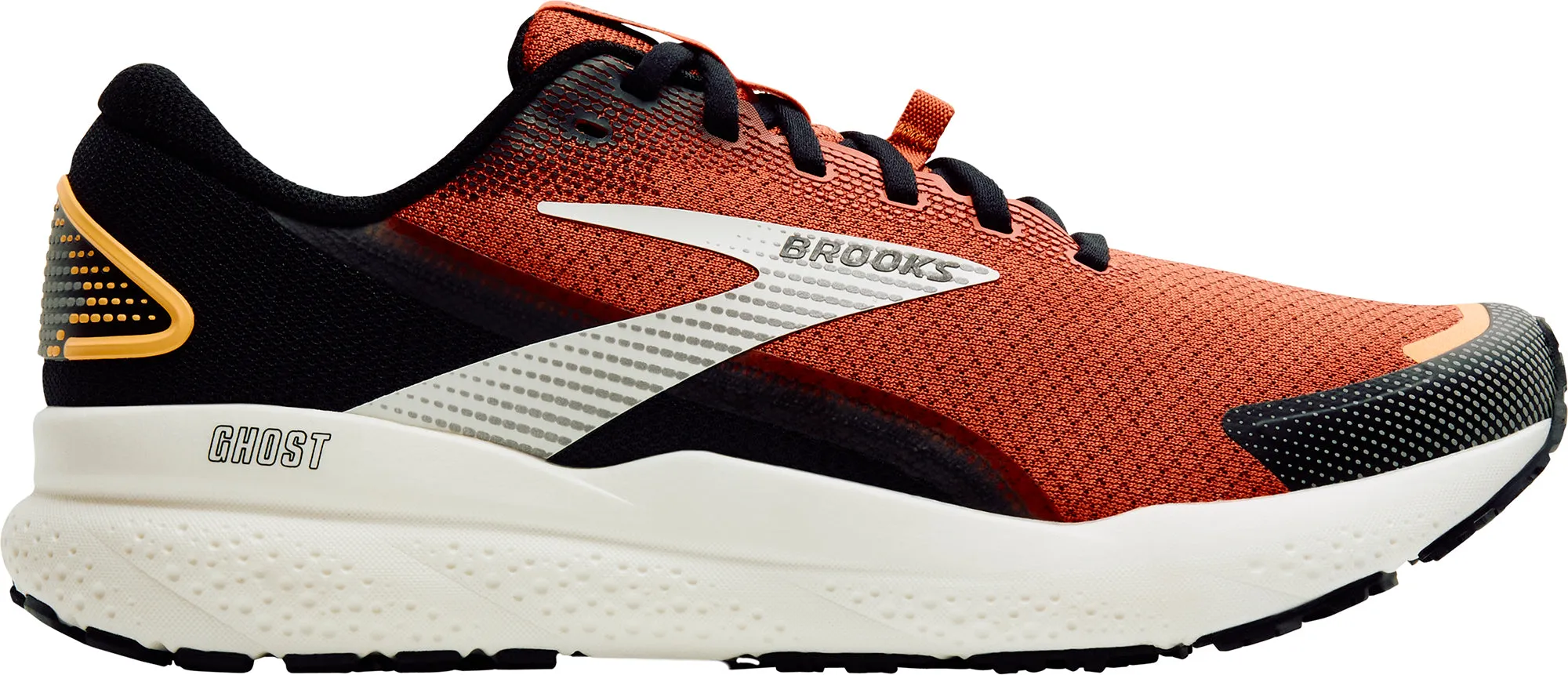 senior athletic shoes Brooks Ghost 16 Weatherized Mens Running Shoes - Orange