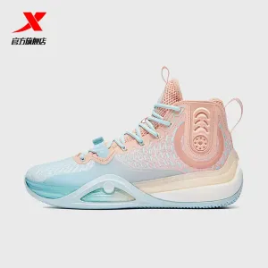 Travel Shoes Xtep Yufeng 1 Men??s 2023 Basketball Shoes - Blue/Pink