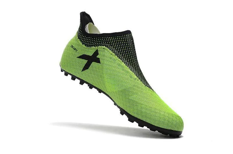 New Adidas X Tango 17.3 TF Soccer Cleats Shoes Green Black Pressure Game