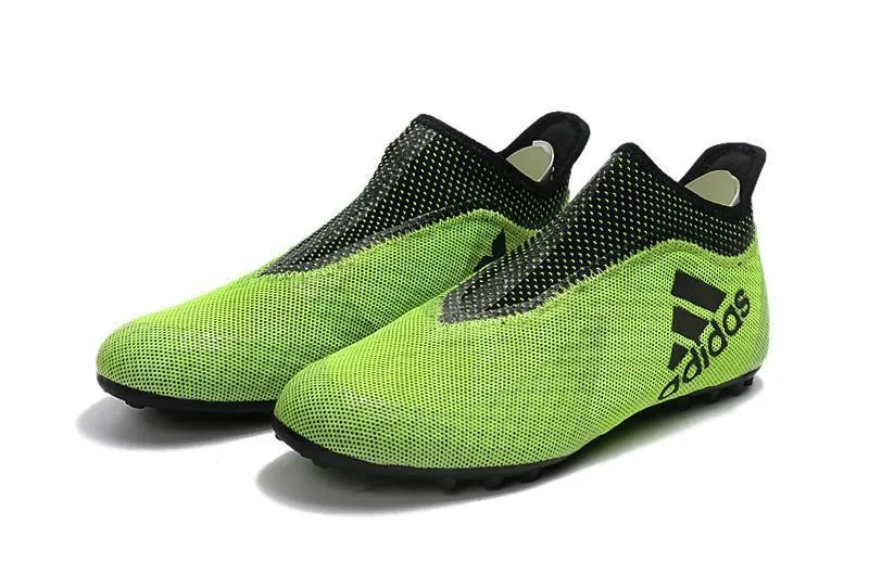 Lock Laces Quick Jump New Adidas X Tango 17.3 TF Soccer Cleats Shoes Green Black