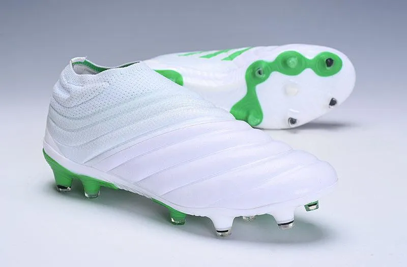 Grass Sport Foot Power New Adidas Copa 19   FG 2019 Soccer Cleats Shoes White Green
