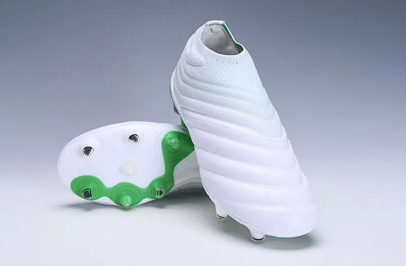 New Adidas Copa 19   FG 2019 Soccer Cleats Shoes White Green Fast Recovery
