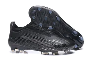 New Puma One 5.1 FG AG Soccers Cleats Shoes All Black Start Speed