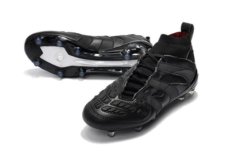 Dynamic Stride Firm support New Adidas Predator FG Soccer Cleats Shoes Black
