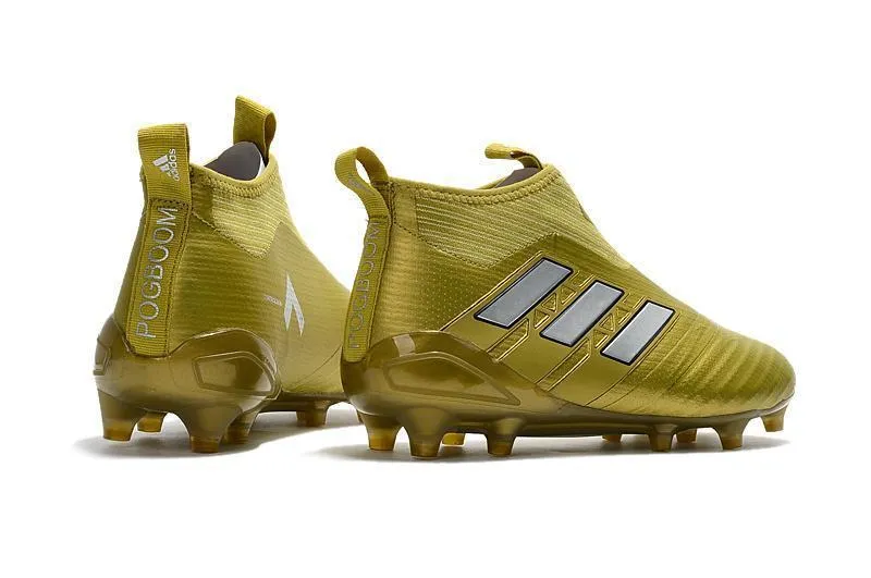 Turf Game Secure Wrap Adidas ACE PureControl FG Soccer Cleats Shoes Gold White