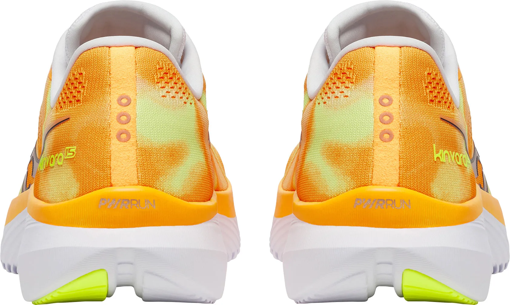 Washable toe - hugging Saucony Kinvara 15 Mens Running Shoes - Orange