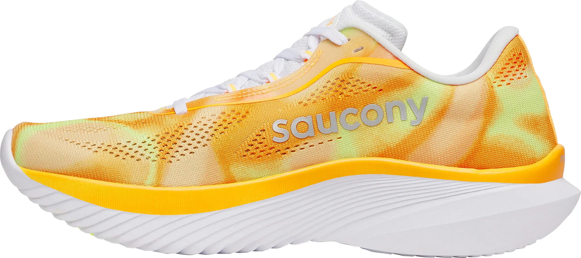 Speed work tennis - compatible running shoes Saucony Kinvara 15 Mens Running Shoes - Orange