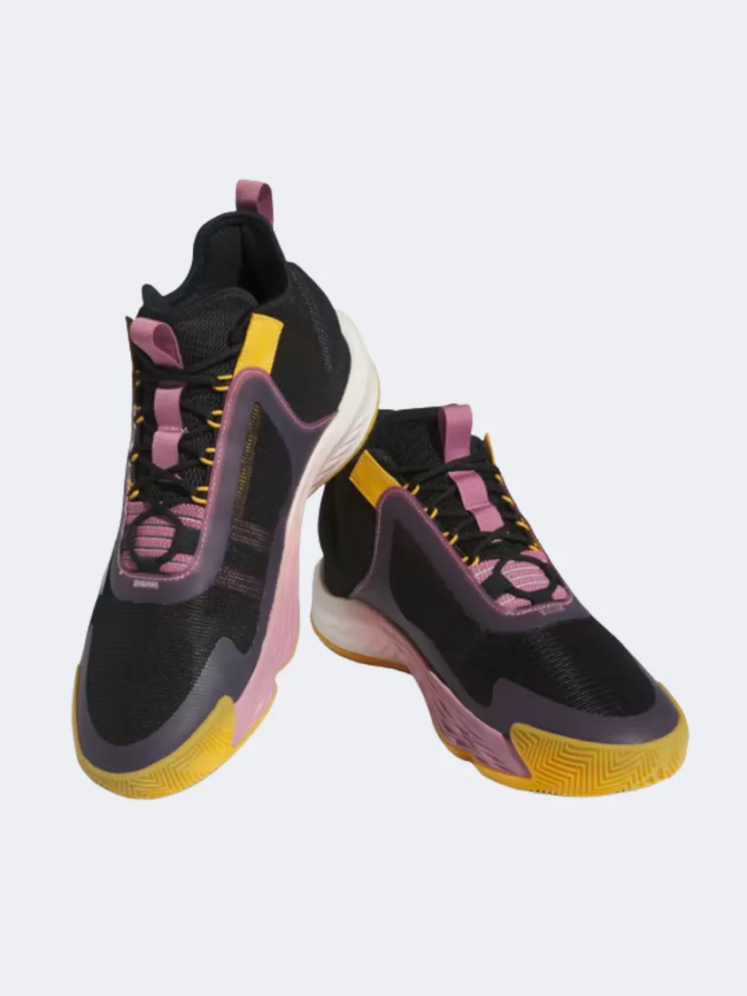 Anti Odor Contoured Arch Bridge Adidas Adizero Select Men Basketball Shoes Black/Multi