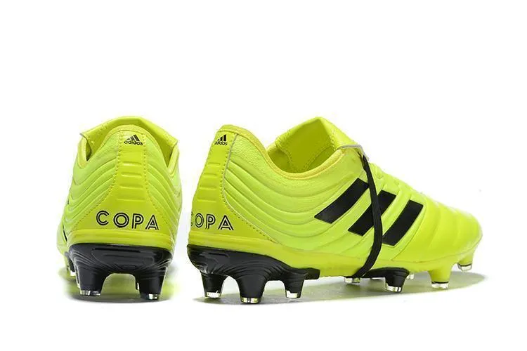 Adidas Copa 19.1 FG Soccer Cleats Shoes Green Black Flex Motion Cushion Base