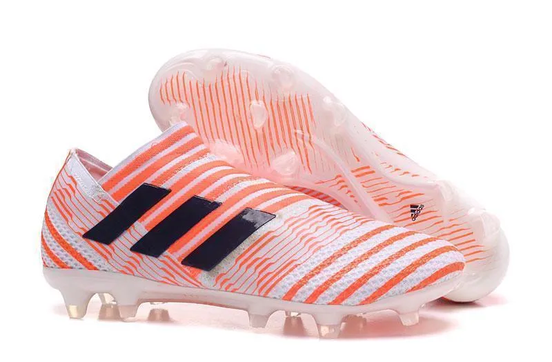 New Adidas Nemeziz Messi 17  360 Agility FG Soccer Cleats Shoes Orange White Black Sport Design Fitness Level