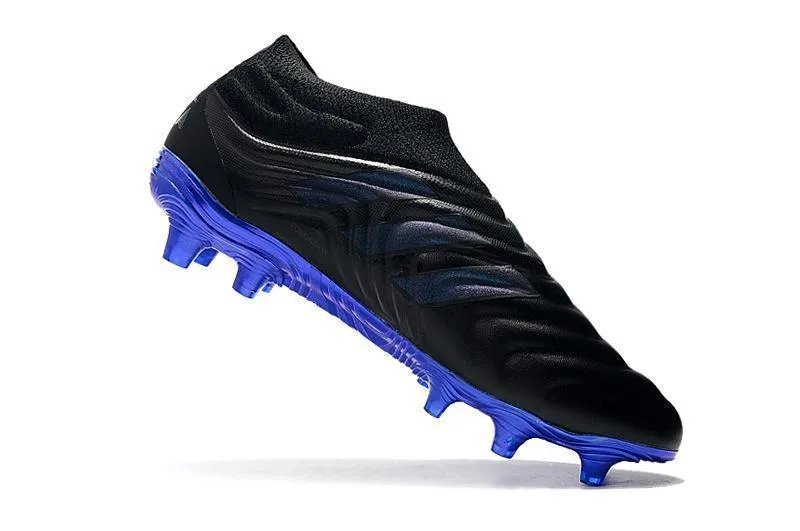 Adidas Copa 19  FG Soccer Cleats Shoes Black Blue Mental Toughness