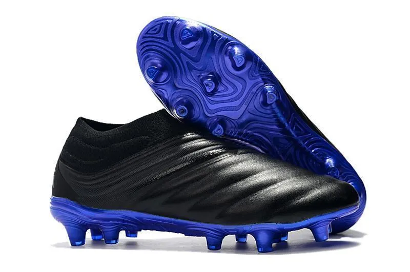 Quick Moves Adidas Copa 19  FG Soccer Cleats Shoes Black Blue