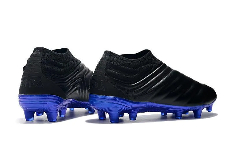 Advanced Performance Adidas Copa 19  FG Soccer Cleats Shoes Black Blue
