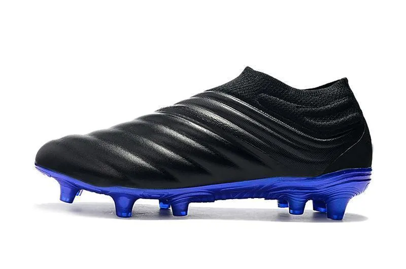 Team Fit Adidas Copa 19  FG Soccer Cleats Shoes Black Blue