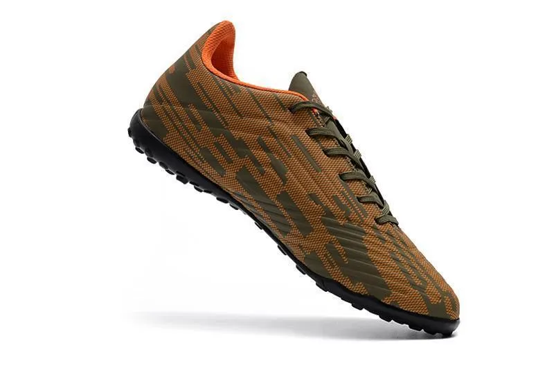 New Adidas Predator Accelerator TF Soccer Cleats Shoes Orange Black Low-cut Support Step