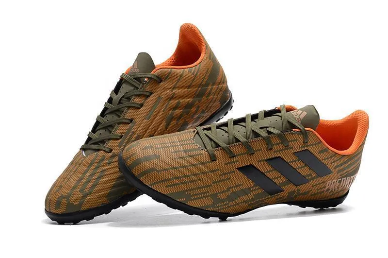 New Adidas Predator Accelerator TF Soccer Cleats Shoes Orange Black Midfield Move