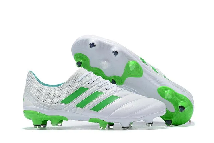 New Adidas Copa 19   FG Exhibit Soccer Cleats Shoes Bright Green White Pivot Zone