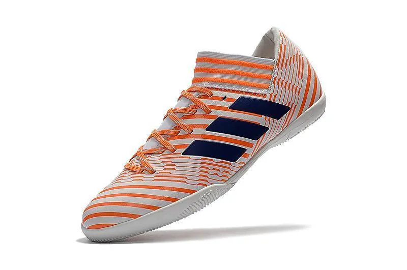 New Adidas Nemeziz Series TF Soccer Cleats Shoes Orange White Blue Quick Reaction