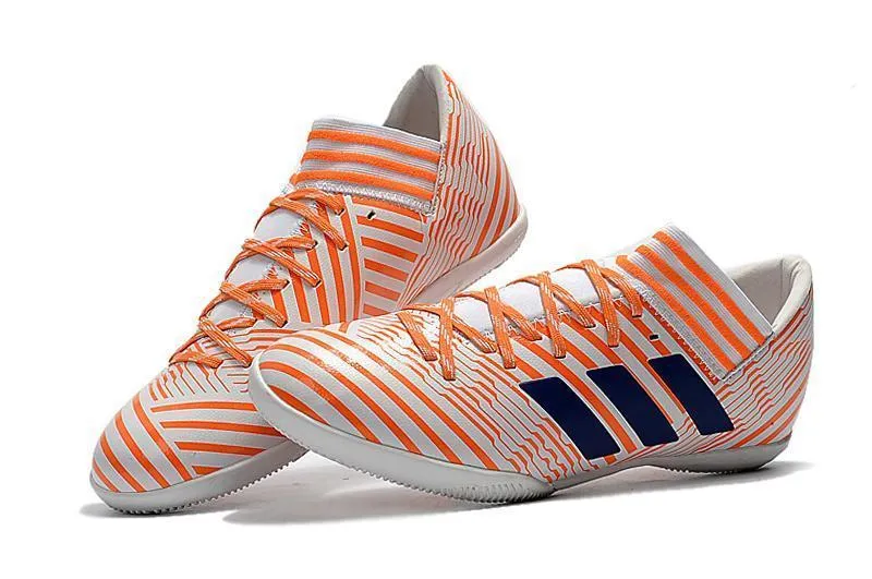 New Adidas Nemeziz Series TF Soccer Cleats Shoes Orange White Blue Advanced Skills