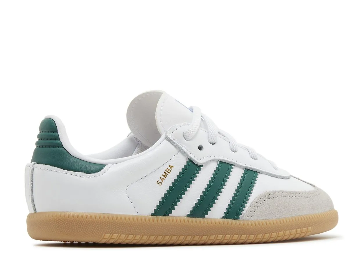 Adidas Samba OG Cloud White Collegiate Green Gum (TD) High-Quality Materials Sport Luxe