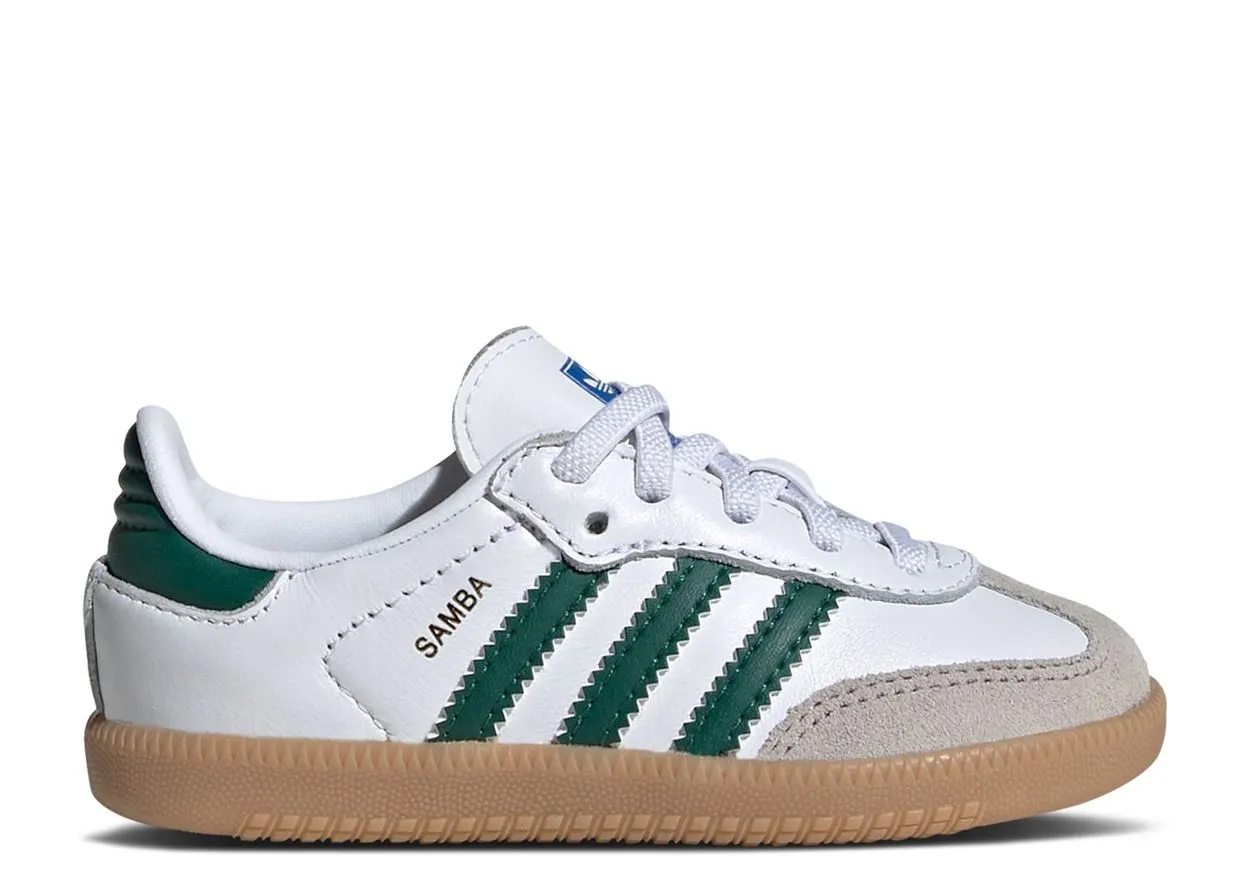 Adidas Samba OG Cloud White Collegiate Green Gum (TD) Snow Hike